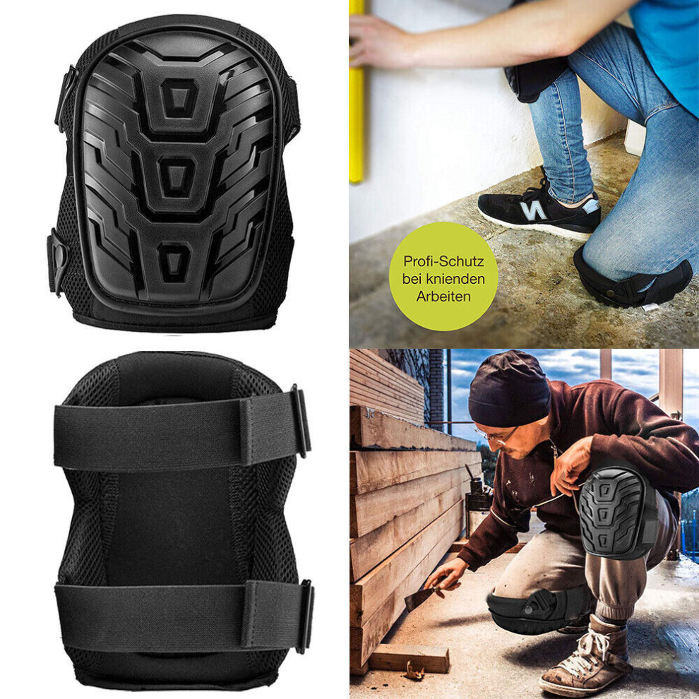 Professional Gel Knee Pads, High-Density Eva Foam Padding, Heavy-Duty Thick Poly Shield, Ideal For Gardening Housework Floor Laying Parquet Laying 9554910374191