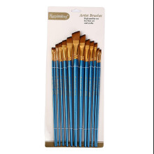 13 Stücke Aquarell Stift Pinsel-Anzug mit geneigtem Schirm