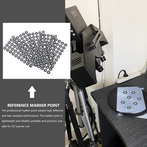 Revopoint Marker 3D Scanner Reference Points 0.4 Inch Reflection Markers  50 1