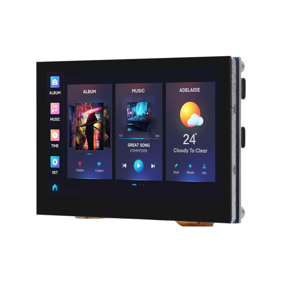 Esp32s3 4.3 Inch Capacitive Touch Display With Wifi And Ble 5, Dualcore Processor 9105992656127