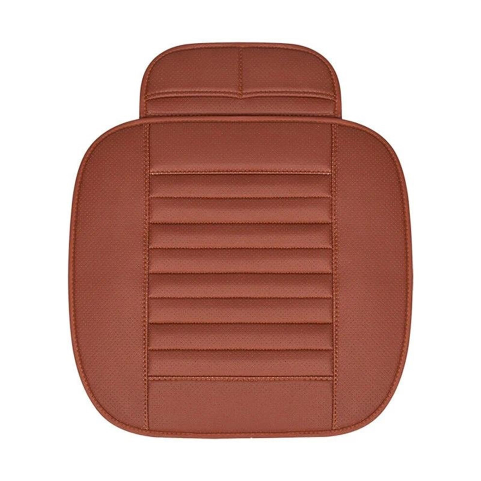 Luxury Pu Leather Car Seat Cover For Volvo Xc60 Xc90 Xc40 S60 Breathable Nonslip Brown 9339159673560