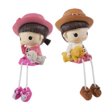 Pack of 2 Hanging Feet Couple Doll Office Decoration Funny Presents Resin