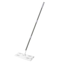 Flat Mop 117x26x11 Cm Detachable Floor Mop Long Handle For Wet Dry Cleaning In Homes Offices Dorms