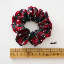 Elastice de păr festive de Crăciun, benzi de păr moi și confortabile din material textil de înaltă calitate pentru femei, elastice pentru