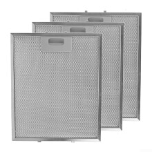3 x Cooker Hood Filter Metal Grease Filter 300x250mm 5 Layer Aluminum Mesh Cooker Hood Cooker Hood Kitchen Extractor Fan Silver