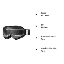 Occhiali da sci per uomo e donna, design OTG da indossare sopra gli occhiali da vista, occhiali da snowboard con tecnologia a doppia lente, lente