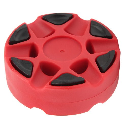 Hockeypuck, dichte Textur, glänzend, flach, leicht