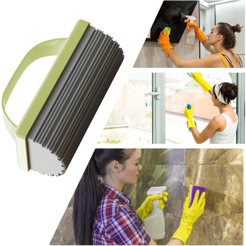 Desktop Basket Small Mop Multipurpose Mop For Small Spaces Detachable Sponge Mop Absorbent Cleaning 2