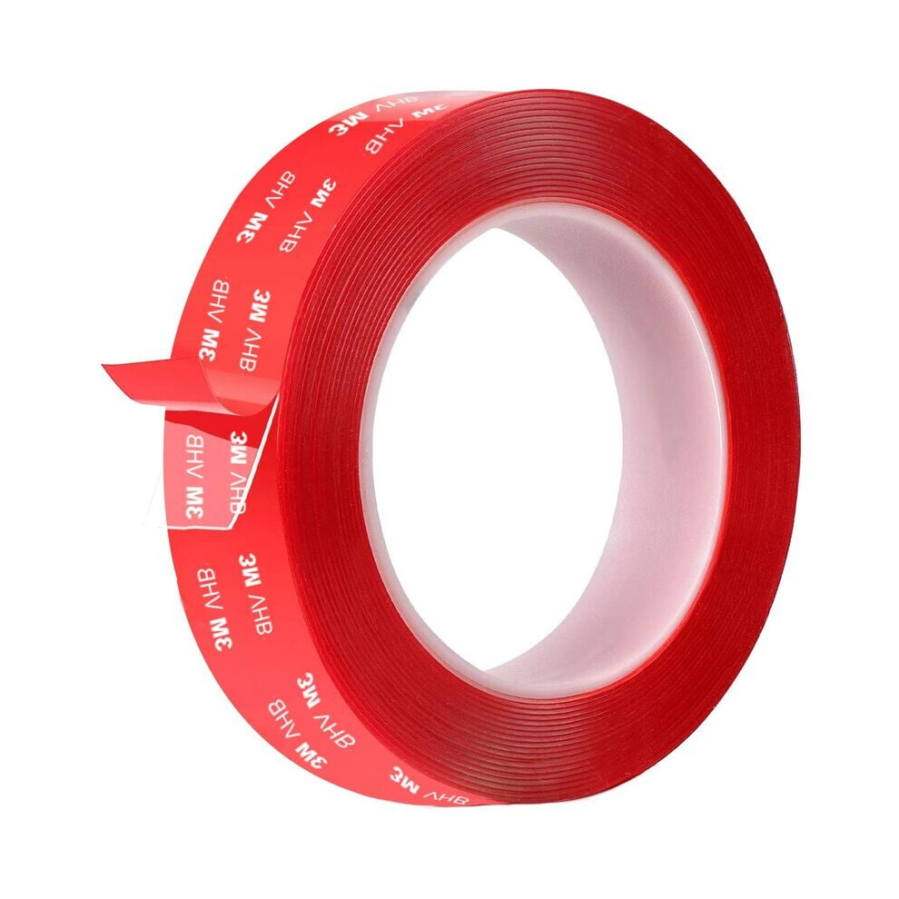 Heavy Duty Acrylic Material Mounting Tape, Waterproof Double-Sided Adhesive For Smooth Surfaces, Clear Tape For Professional Applications (Length 3M, 9060116307821