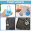 All-in-One Security Solution, Combination Lock for Locker, Resettable 3-Digit Code, Keyless Suitcase Lock, Weatherproof Padlock, Sturdy Zinc Alloy Bui 5