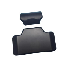Motorcycle Passenger Backrest Pad Black PU Foam Cushion for Touring Trunk Seat Comfort and Safety