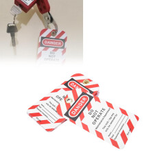 Lockout Tagout Tags  Pack of 10  Premium Compliance Security Labels for Equipment