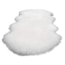 Χαλί από ψεύτικη γούνα Shaggy Sheepskin Fluffy, πολυτελές μαλακό βελούδινο χαλί από ψεύτικη