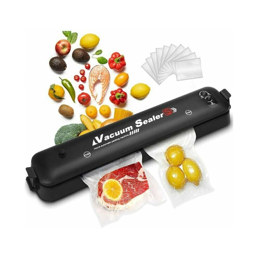 Automatic Vacuum Sealer, Sous Vide Compatible Sealing Machine For Vegetables Fruits, Moist Fresh Modes Ensuring Consistent Sealing, Dual Heat Sealing 9155353292679
