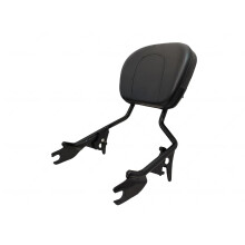Backrest Pad Soft Detachable Rear Passenger Backrest For Touring Road Glide Street King 2009 And Later
