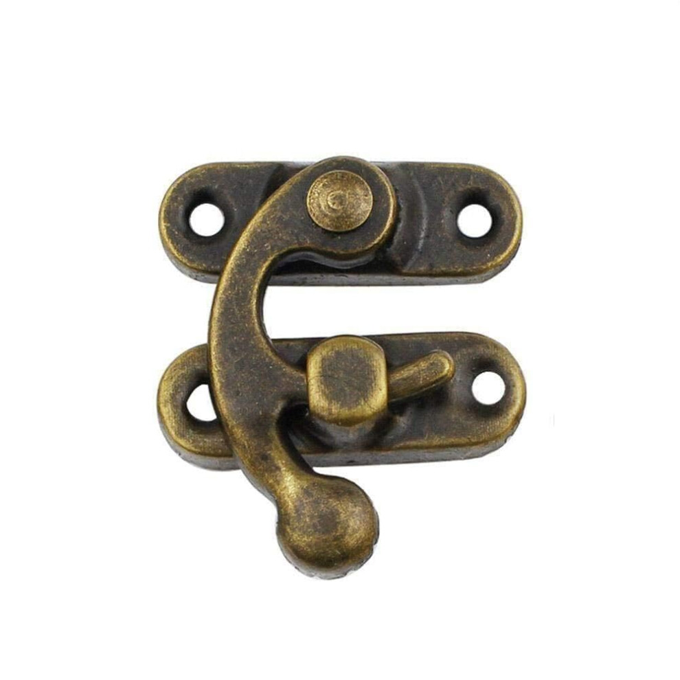 Vintage Metal Hardware For Wooden Box Set With Decorative Screws Clasps Lock Hasp Padlock 9001264195335