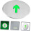 Emergency Exit Sign Luminous Exit Signs with Emergency Lighting Arrow 2