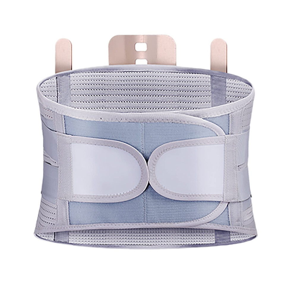 Back Corrector Lumbar Disc Herniation Spine Posture Support Belt Brace For Men Women XXL Color C