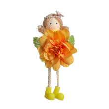 Artistic Girl Dolls Hangings With Flower Delicate Girl Dolls Embellishment With Flower Accent For Fashion Display Size S