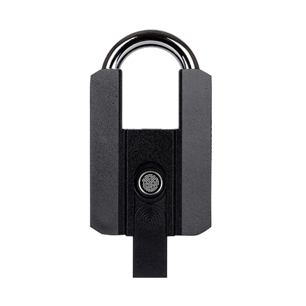 Smart Lock App Fingerprint Padlock Bluetooth Compatible Ip67 Waterproof Typec Rechargeable For Home Dormitory 9339159675021