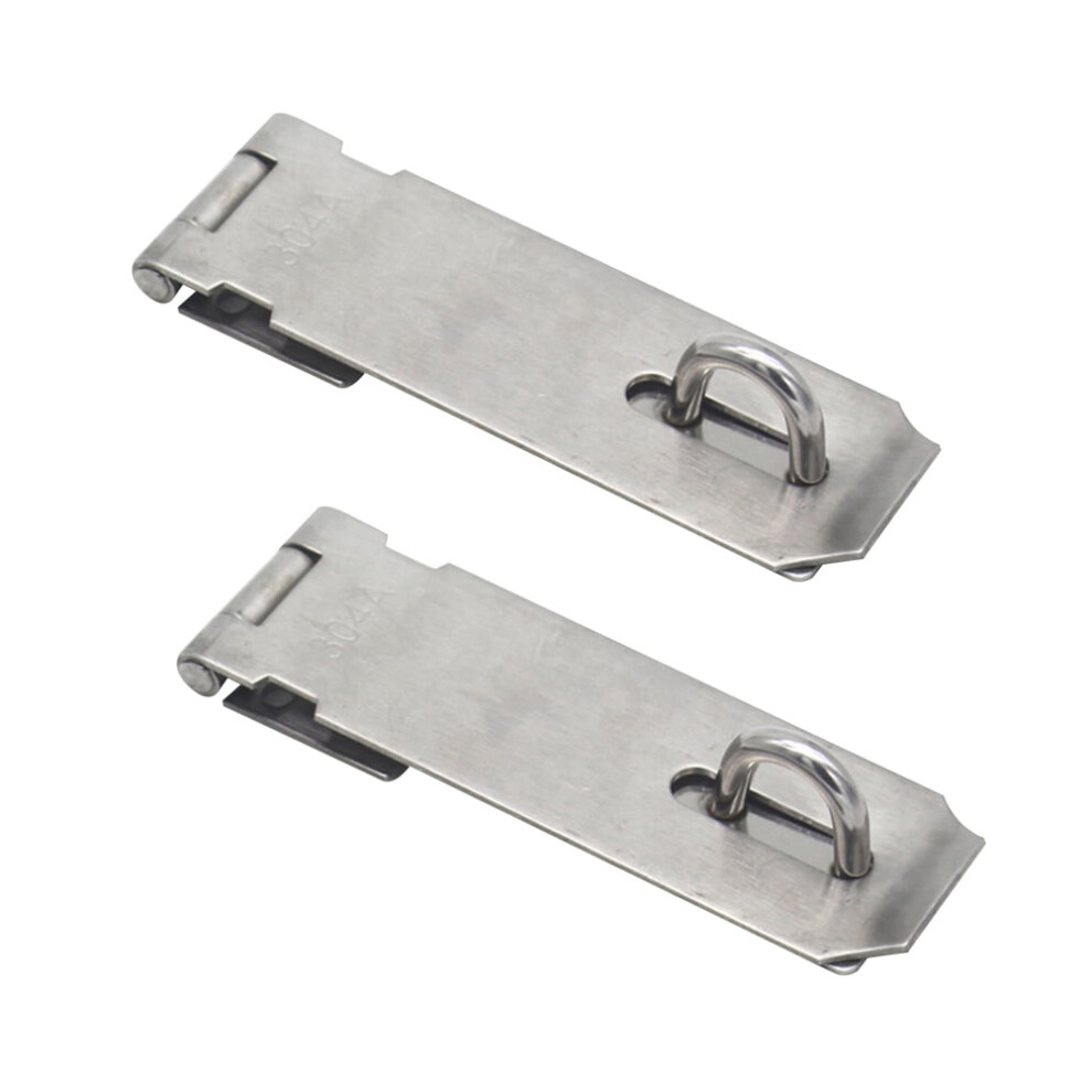 Stainless Steel Padlock Hasp For Gate And Door Security, Heavy Duty Hasp Lock With Concealed Screws, Rust Resistant Corrosion Resistant Scratch Resist 9436597767490
