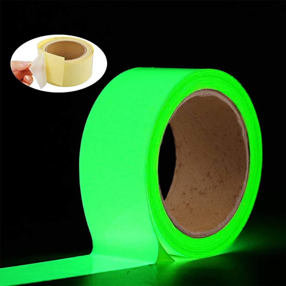 Radiant Night Navigator, Phosphorescent Glow In The Dark Tape, Non-Slip Safety Friction Tape For Emergency Visibility And Directional Signage Ideal Fo 9436597647877