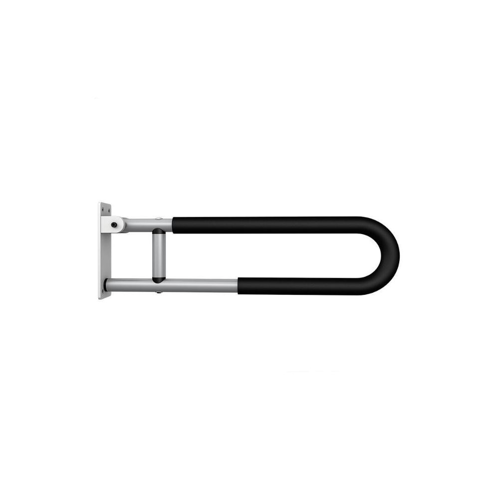 Ergonomically Designed Toilet Grab Bar, Foldable And Space Saving For Bathrooms And Nursing Homes, Aluminum Alloy Construction Ensures Sturdy And Dura 9436597590036