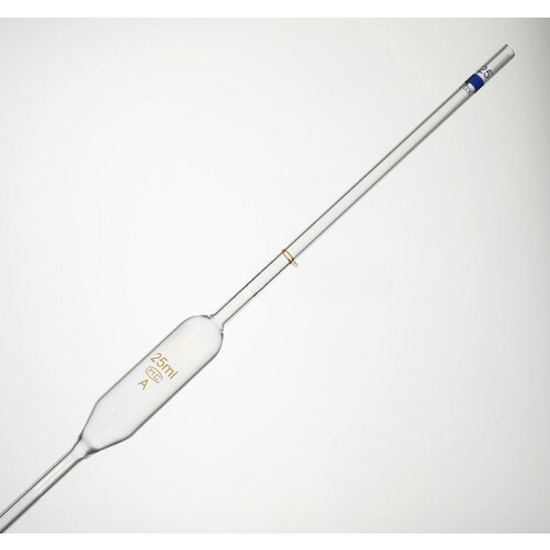 25 ml measuring pipettes  laboratory glassware with single marking