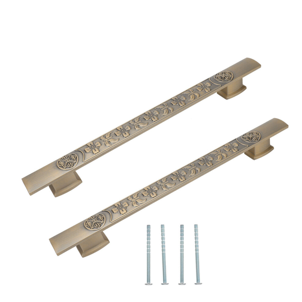 Vintage Cabinet Pulls, Durable Zinc Alloy Hardware For A Rustic Touch, Eco Friendly & Non-Toxic Finish, Suitable For Closets & Drawers (2Pcs) 9436597711332