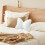 Bow Pillow Cushion Bedside and Sofa Use With Bowknot Design White Decorative Cushion 4