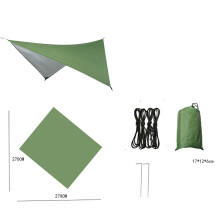 Hängematte mit Moskitonetz für Outdoor-Abenteuer, wasserdichte, multifunktionale Hängemattenplane, tragbare Einzel- und Doppel-Campinghängematte