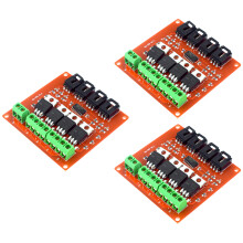 Vierkanaliger 4-Wege-MOSFET-Knopf IRF540 MOSFET-Schaltmodul-3Stk