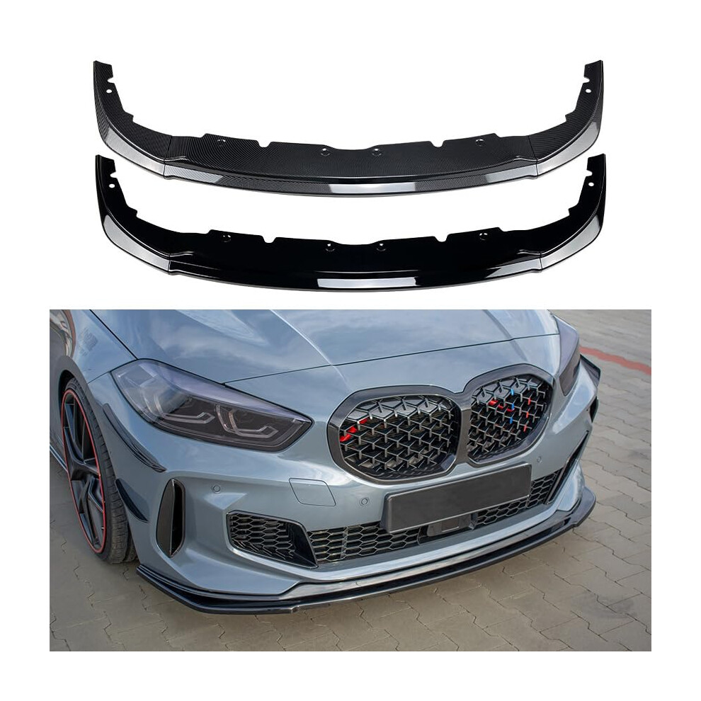 Front Splitter Lip Spoiler For Bmw 1 Series F40 M Sport 118I 120I 128Ti 2020+ Scratch Resistant 9323874454559