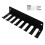 Robust Gym Shelf  Wall Mount  Black Coating  17 inches 1