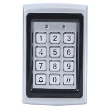 Tastatură digitală de intrare impermeabilă cu cititor RFID și ieșire releu pentru sisteme moderne de control al accesului, carcasă metalică