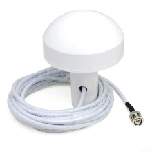 Marine Navigation GPS Antenna With BNC TNC Male Connector Adapter, Low Noise 26dB Gain, Waterproof ABS Housing, 5m10m Cable