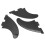 3 Teile/satz Surfbrett Fin PVC Fiberglas Longboard 8