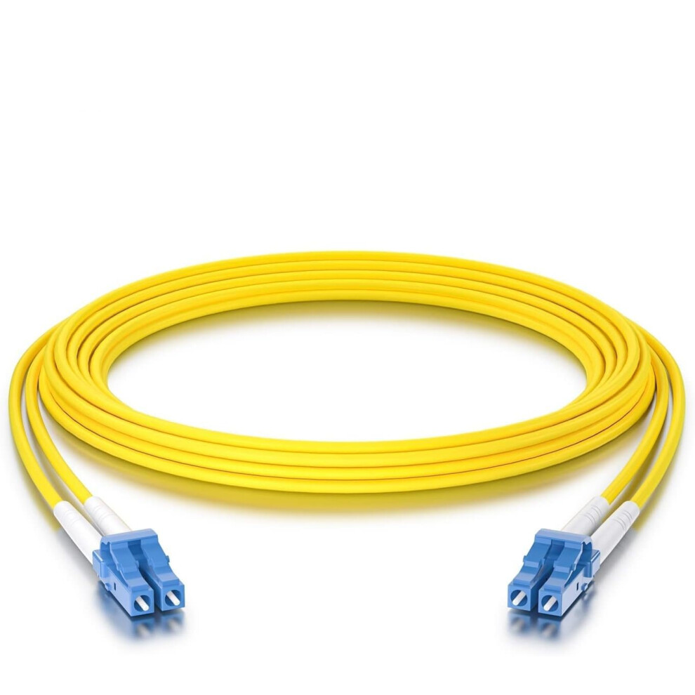 Lc To Lc Os2 Singlemode Duplex 20 Metres, Fibre Optic Patch Cable, 9/125M, Lszh For Smf Sfp Sfp Transceiver, 20M 1 Pack Os2 Lc To Lc Yellow 9105992676248