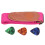 Gitarrengurt Halsgurt Zelluloid-Picks mit 6