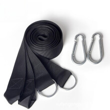 Hochleistungs-Schaukelaufhängungsset, hochwertige Polyestergurte, verstellbare Hängemattengurte mit Schlaufen, 2er-Set, Tragkraft über 450 kg,