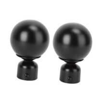 Curtain rod end pieces, 2 pieces Roman rod, decorative head, blackout curta, home decoration, 9X6CMx2pcs