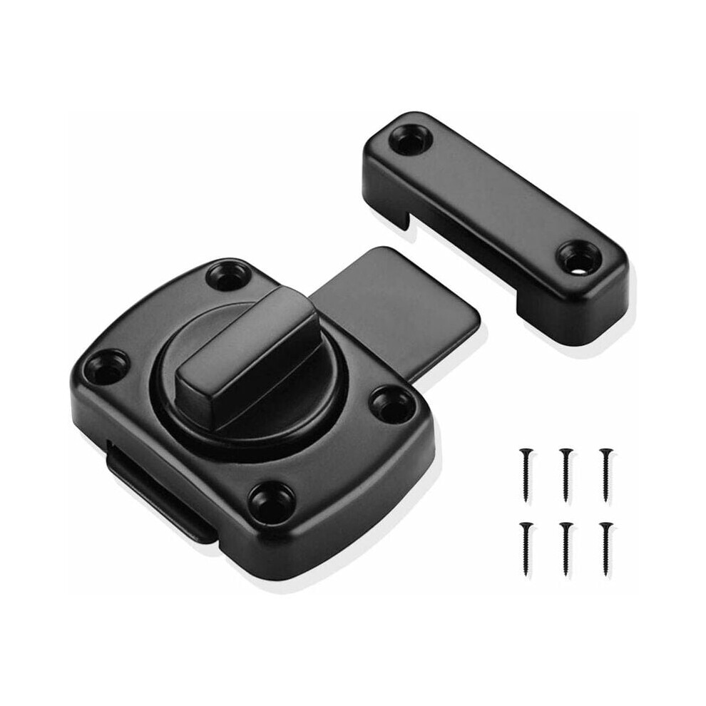 Keyless Entry Door Lock, Privacy & Security Rotate Bolt Latch For Interior Doors, Easy Installation Zinc Alloy Anti-Theft Lock With 180 Smooth 9436597712988
