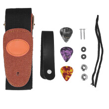 Gitarrengurt Halsgurt Zelluloid-Picks mit