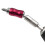 Drill Bit Holder Rod 1/4Inch Hex Shank Quick Release Locking Extension Rod Silver Red 3
