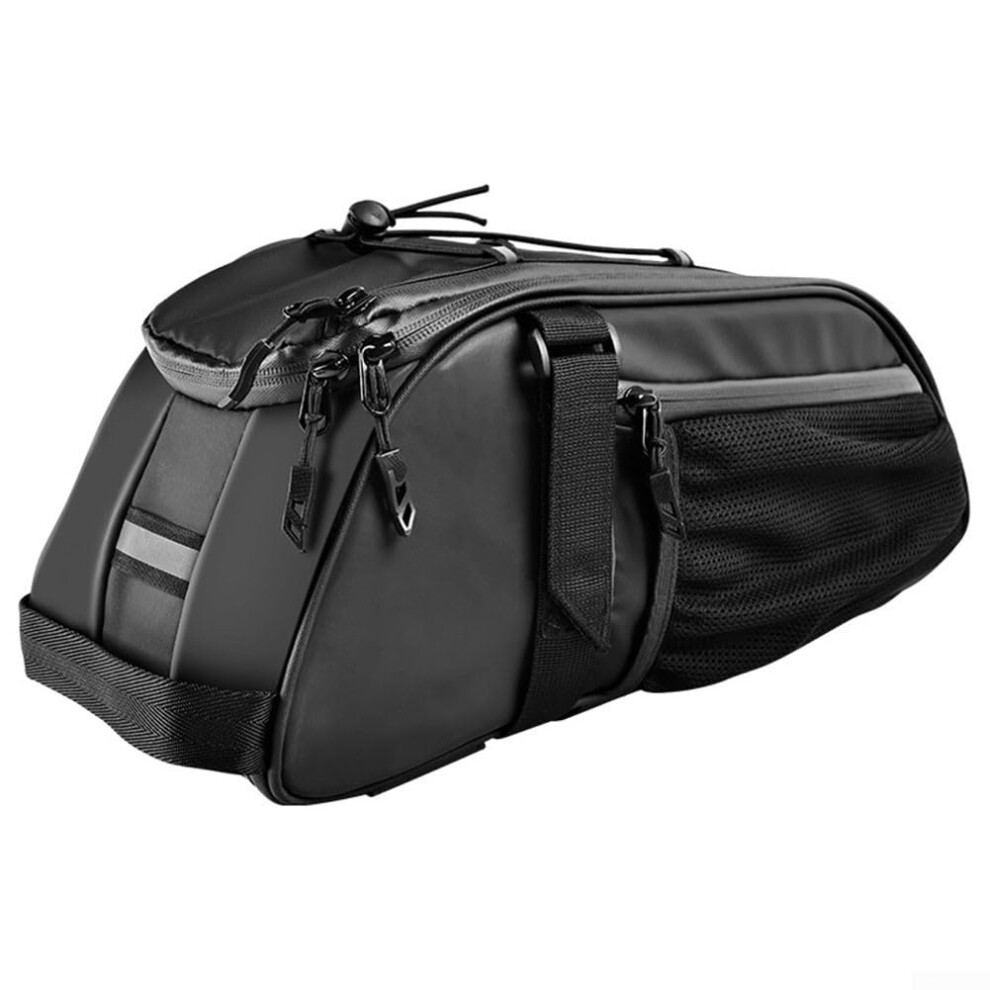 Bicycle Saddle Bag With Reflective Strip Made Of Durable 600D Oxford Fabric For Better Visibility At Night 9105992682362