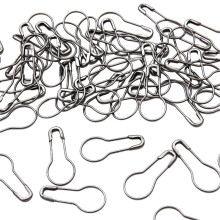 Colorful Gourd Shape Pin Metal Knitting Locking Marker Clip Crochet Stitching Marker 100Pcs Set For Knitting Project