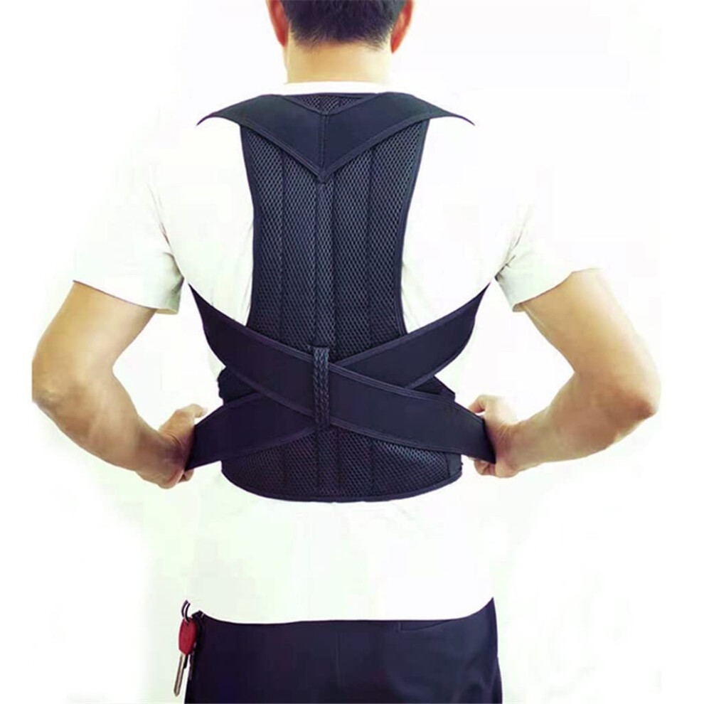 Posture Corrector Back Brace Adjustable Clavicle Support Unisex Stop Slouching And Hunching
