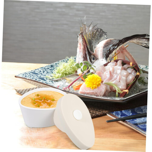 Ceramic Shaker Bowl for Home Steaming Soup Cup 1