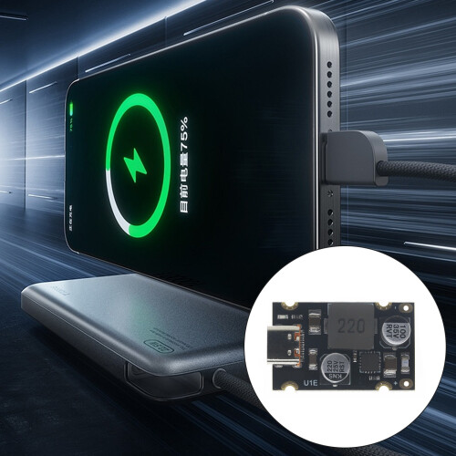 Vielseitiges 65-W-USB-C-Lademodul für-Innendurchmesser 2,1 mm 2