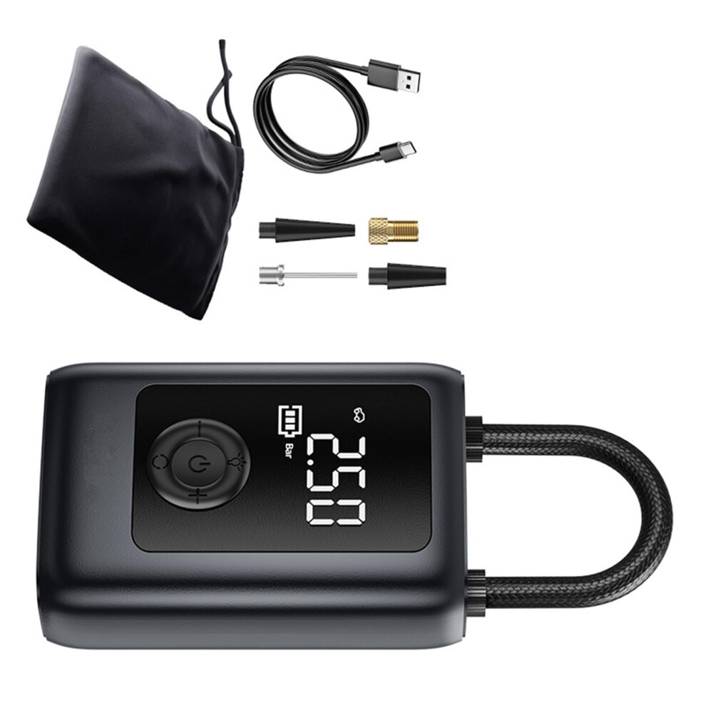 Rechargeable Easy To Carry Air Compressor Digital Display Tire Inflator Easy To Carry For Cars Motorbikes Bicycles Car Air Pumps 9105992689408